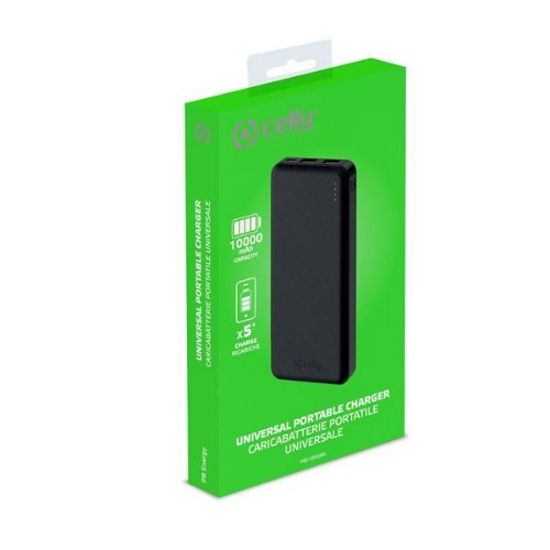 Celly PBE10000 Lithium-Ion (Li-Ion) 10000 mAh Black