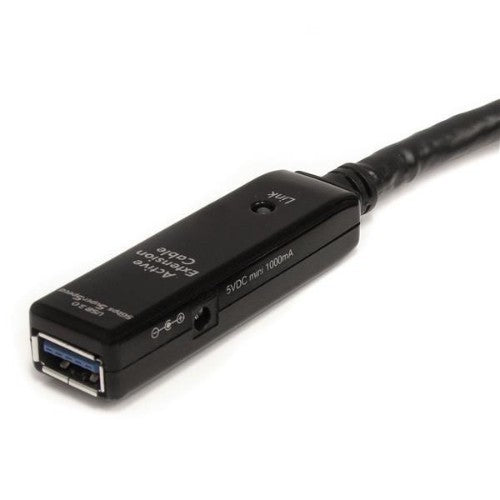 StarTech.com 5m USB 3.0 (5Gbps) Active Extension Cable - M/F - TAA