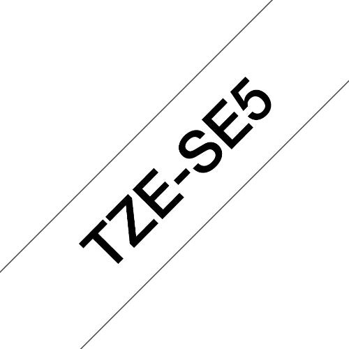 Brother TZE-SE5 DirectLabel black on white Laminat 24mm x 8m for Brother P-Touch TZ 3.5-24mm/HSE/36mm/6-24mm/6-36mm