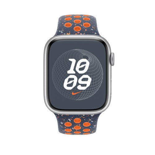 Apple 45mm Blue Flame Nike Sport Band - M/L