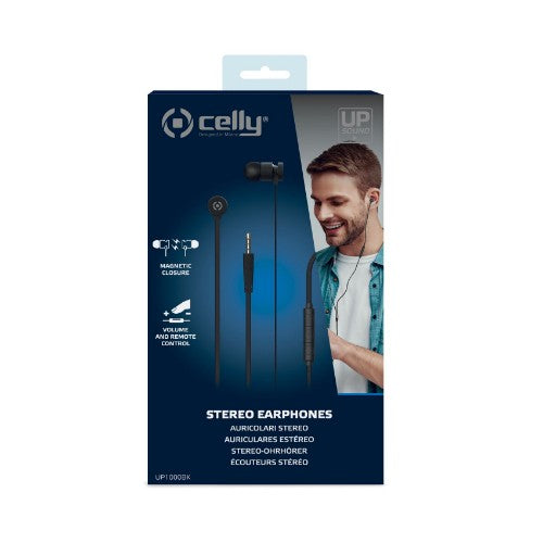 Celly UP1000 Headset Wired In-ear Calls/Music Black