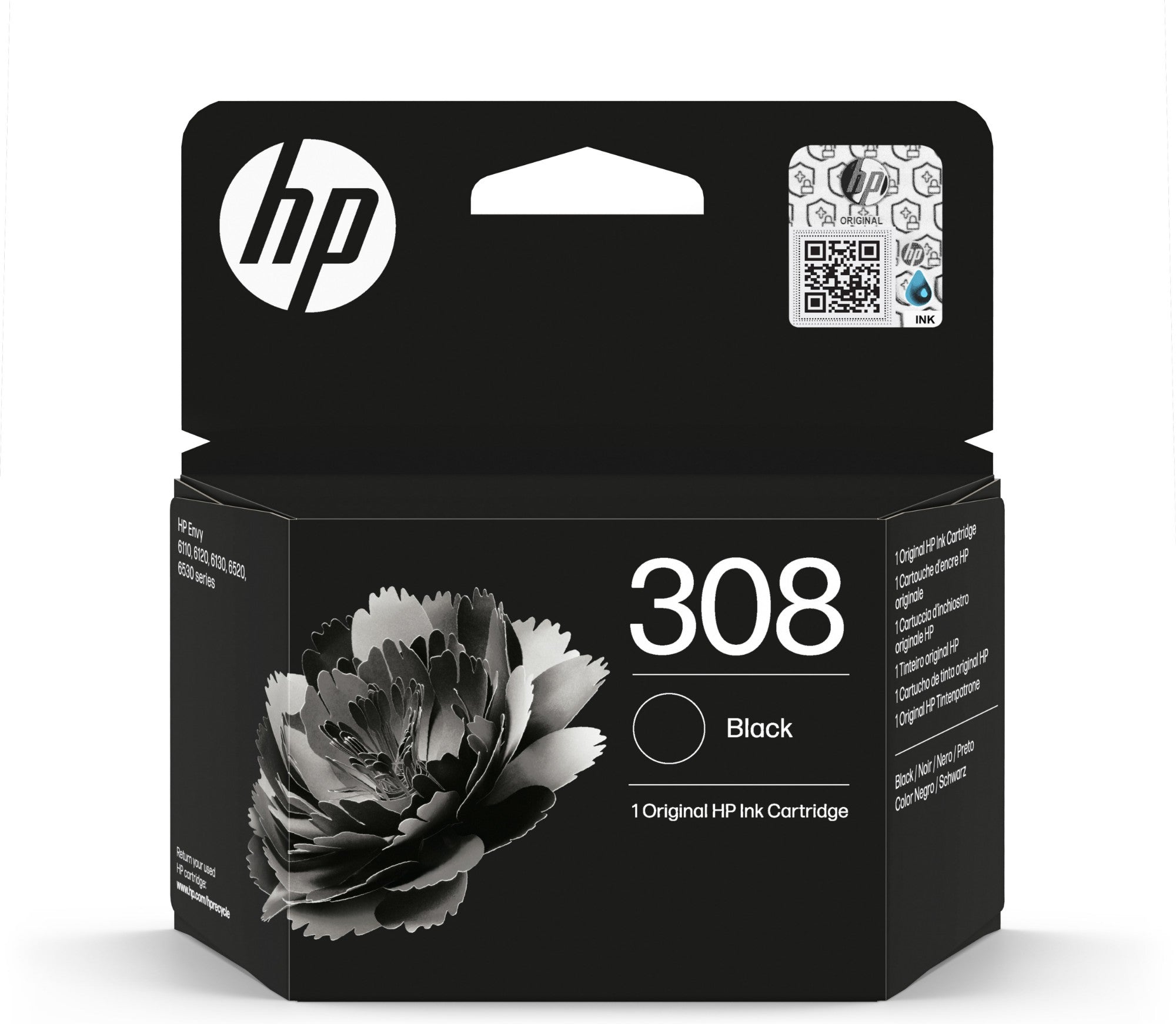 308 Black Original Ink Cartridge EU