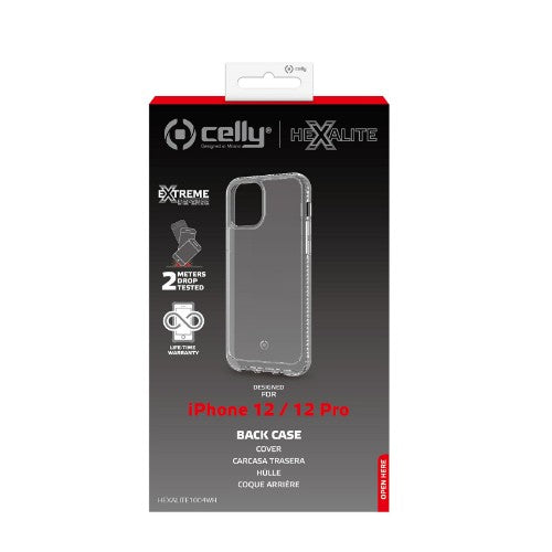 Celly HEXALITE1004WH mobile phone case 15.5 cm (6.1") Cover Transparent