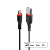 Lindy 3m Reinforced USB Type A to Lightning Charge and Sync Cable
