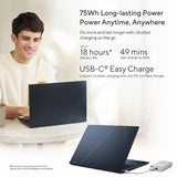 ASUS Zenbook 14 OLED UX3402VA-KM468W Intel® Core™ i5 i5-13500H Laptop 35.6 cm (14") 2.8K 16 GB LPDDR5-SDRAM 512 GB SSD Wi-Fi 6E (802.11ax) Windows 11 Home Silver