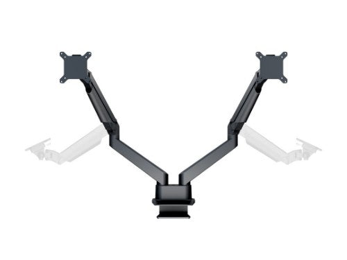 Multibrackets M VESA Gas Lift Arm Dual Side by Side HD Black