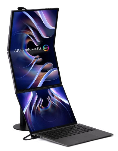 ASUS ZenScreen Fold OLED MQ17QH computer monitor 43.9 cm (17.3") 2560 x 1920 pixels Quad HD Silver