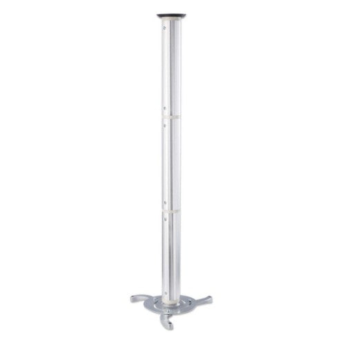 Manhattan Projector Mount, Ceiling, Universal, Tilt & Swivel, Height Range: 13 to 106cm, Max 10kg, Silver, Lifetime Warranty