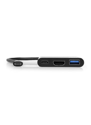 Port Designs PORT Connect DOCKING MINI TYPE C HDMI + USB3 + USB-C PD Docking Station