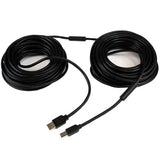 StarTech.com 65ft (20m) Active USB 2.0 A to B Cable, Long USB Cable, USB Printer Cable, 1x USB A (M), 1x USB B (M), Black