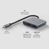 TP-Link UH3020C interface hub USB Type-C 5000 Mbit/s Grey