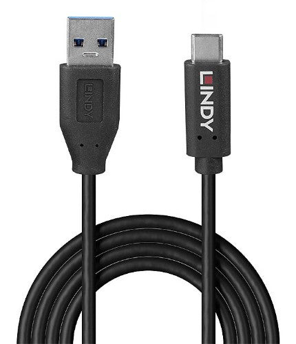 Lindy 36971 USB cable USB 3.2 Gen 2 (3.1 Gen 2) 1 m USB A USB C Black