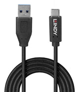 Lindy 36971 USB cable USB 3.2 Gen 2 (3.1 Gen 2) 1 m USB A USB C Black