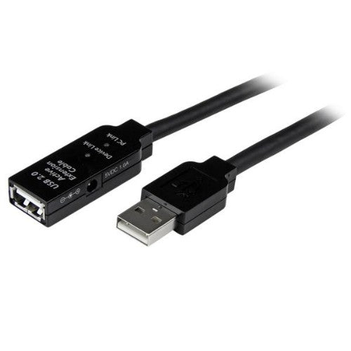 StarTech.com 5m USB 2.0 Active Extension Cable - M/F - TAA