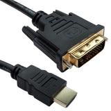 Cables Direct 99DVHD-305 video cable adapter 5 m HDMI Type A (Standard) DVI-D Black