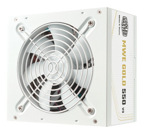 Cooler Master MWE Gold 550 V3 ATX 3.1 White Edition Non-Modular power supply unit 550 W 24-pin ATX