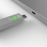 Lindy USB Type C Port Blocker Key - Pack of 4 Blockers, Green