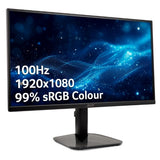 Acer KA2 KA222QE0 21.5" Full HD ZeroFrame IPS 100Hz 1ms FreeSync Computer Monitor