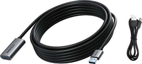 Vision TC 5MUSB3.0EXT+/BL USB cable USB 3.2 Gen 1 (3.1 Gen 1) 5 m USB A Black, Silver