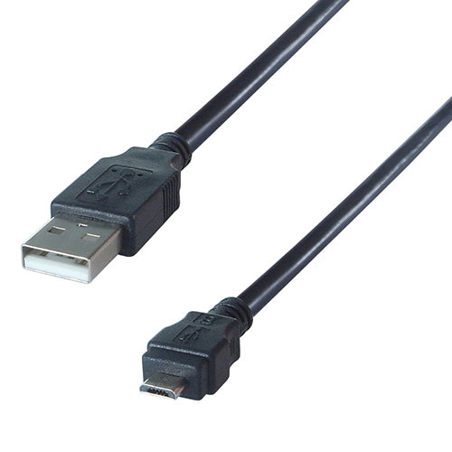 GroupGear 26-2944 USB cable USB 2.0 0.5 m USB A Micro-USB B Black  - Computer Cables - GroupGear