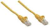 Intellinet Network Patch Cable, Cat6, 0.25m, Yellow, Copper, S/FTP, LSOH / LSZH, PVC, RJ45, Gold Plated Contacts, Snagless, Booted, Lifetime Warranty