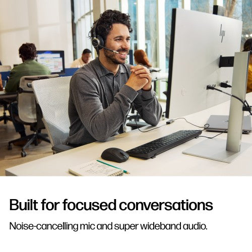 HP Poly Mission 625 Stereo USB Wired Headset