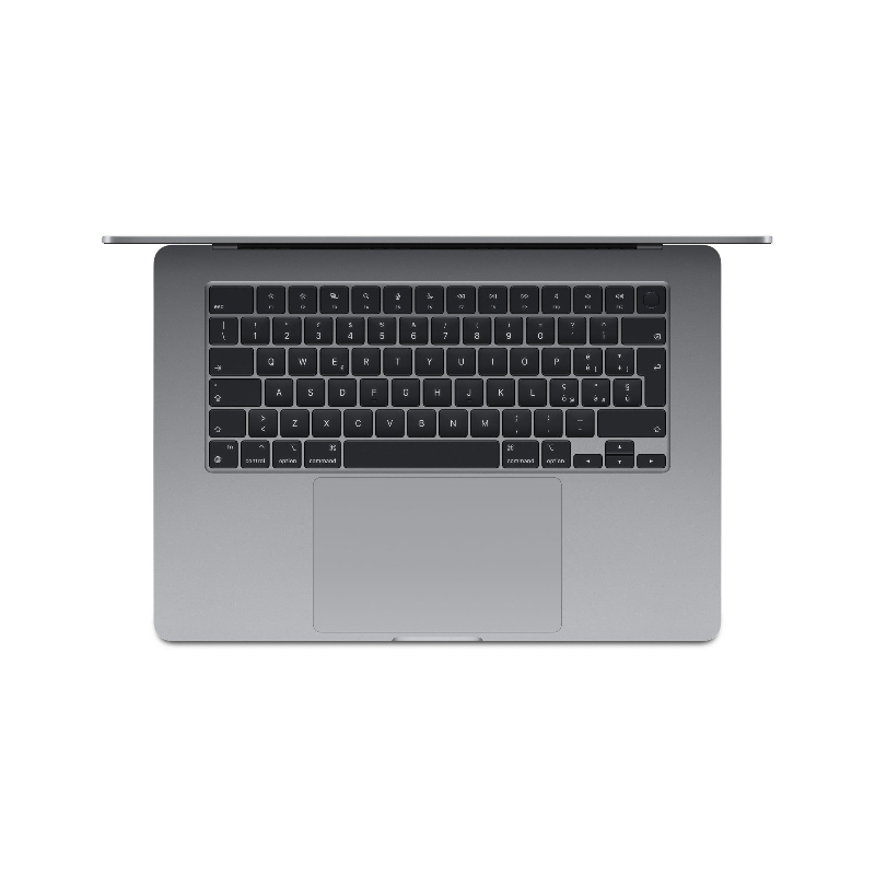 Apple MacBook Air Apple M M3 Laptop 38.9 cm (15.3") 8 GB 256 GB SSD Wi-Fi 6E (802.11ax) macOS Sonoma Grey