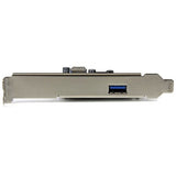 StarTech.com 2-Port USB 3.1 (10Gbps) Card - USB-A, 1x External, 1x Internal - PCIe