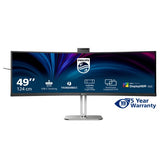 Philips 49B2U6903CH/00 computer monitor 124 cm (48.8") 5120 x 1440 pixels Dual QHD LCD Grey