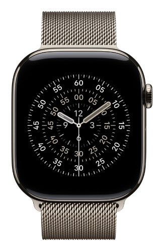 Apple 46mm Natural Milanese Loop - S/M