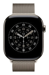 Apple 46mm Natural Milanese Loop - S/M