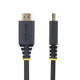 StarTech.com 8ft (2.4m) Premium Certified High Speed HDMI Cable, 4K 60Hz/1440p 144Hz, HDR10/HDCP 2.2/ARC, 18Gbps, UHD HDMI 2.0 Cord for TV/Monitor/Display, TPE Jacket