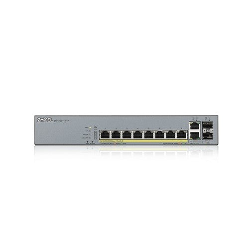 Zyxel GS1350-12HP Managed L2 Gigabit Ethernet (10/100/1000) Power over Ethernet (PoE) Grey