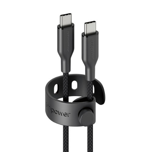 PanzerGlass empower™ by ® Racing 60W USB-C to USB-C Cable | USB 2.0 | 2M | Space Black