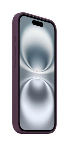 Apple iPhone 16 Silicone Case with MagSafe - Plum