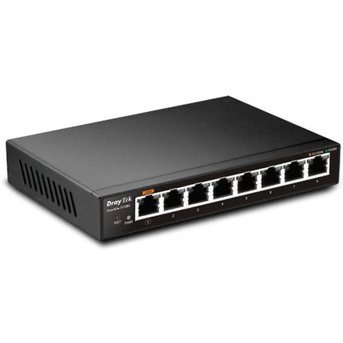 DrayTek G1080 Managed Gigabit Ethernet (10/100/1000) Black  - Networking - Draytek