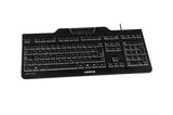 CHERRY KC 1000 SC keyboard USB QWERTZ German Black