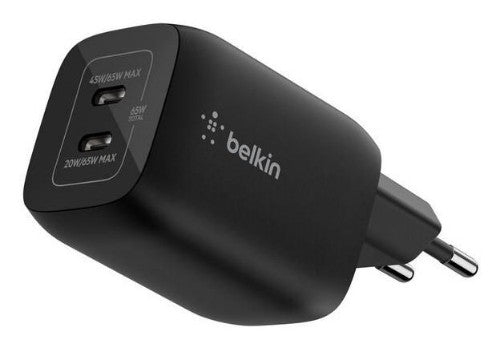 Belkin ENA007KQBK mobile device charger Headphones, Laptop, Portable gaming console, Smartphone, Tablet Black AC Fast charging Indoor