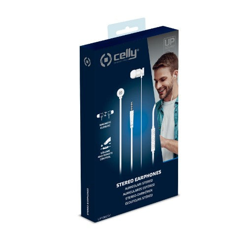 Celly UP1000 Headset Wired In-ear Calls/Music Silver