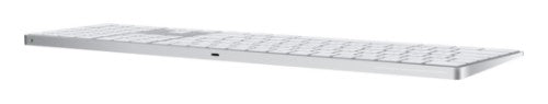 Apple Magic w/ Numeric Keypad keyboard Universal Bluetooth AZERTY French Silver, White