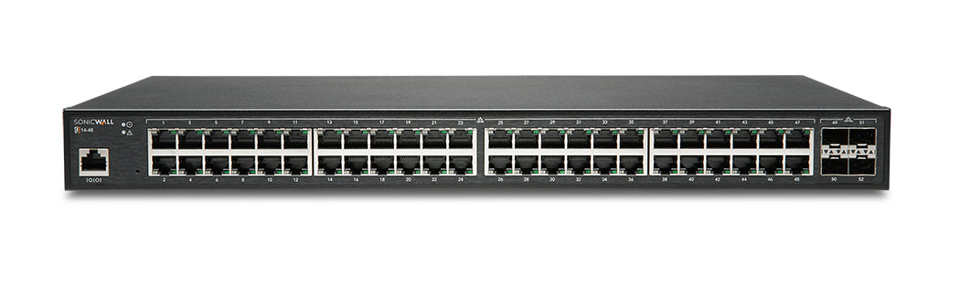 SonicWall S14-48 Managed L2 Gigabit Ethernet (10/100/1000) 1U Black  - Networking - SONICWALL