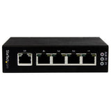 StarTech.com 5 Port Unmanaged Industrial Gigabit Ethernet Switch - DIN Rail / Wall-Mountable