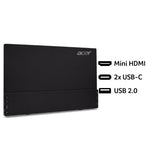 Acer PM161QT portable monitor - 15.6", Full HD (1920x1080), IPS, 60Hz, 6ms, AdaptiveSync, black