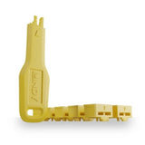 Lindy RJ45 Port Locks Yellow, 10x + 1 Key