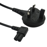 Cables Direct Type G/C7 1.8m Black Power plug type G C7 coupler