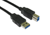Cables Direct USB3-805 USB cable 5 m USB 3.2 Gen 1 (3.1 Gen 1) USB A USB B Black