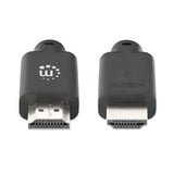 Manhattan HDMI 4K@60Hz Cable with Ethernet, 7.5m, Suitable for ALL 4K & 1080p/HD uses - when upgrading now or have it ready for when you need it, Male to Male, Black, Ultra HD 4k x 2k, Lifetime Warranty, Premium High Speed