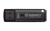 Kingston Technology IronKey 128GB Locker Plus 50 G2, FIPS 197, AES-256