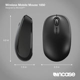 Incase Designed by Microsoft Wireless Mobile 1850 mouse Travel Ambidextrous RF Wireless Optical