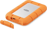 LaCie STMF4000400 external solid state drive 4 TB USB Type-C USB 3.2 Gen 2x2 Grey, Orange